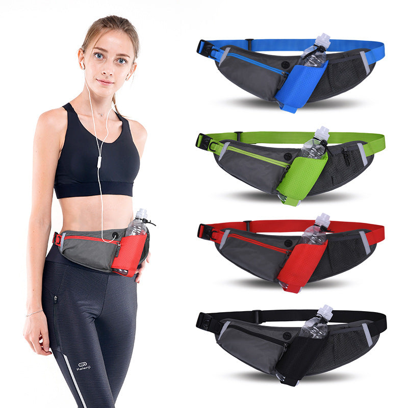 Multifunctional fitness kettle waist bag marathon belt bag waterproof outdoor running mobile phone waist bag