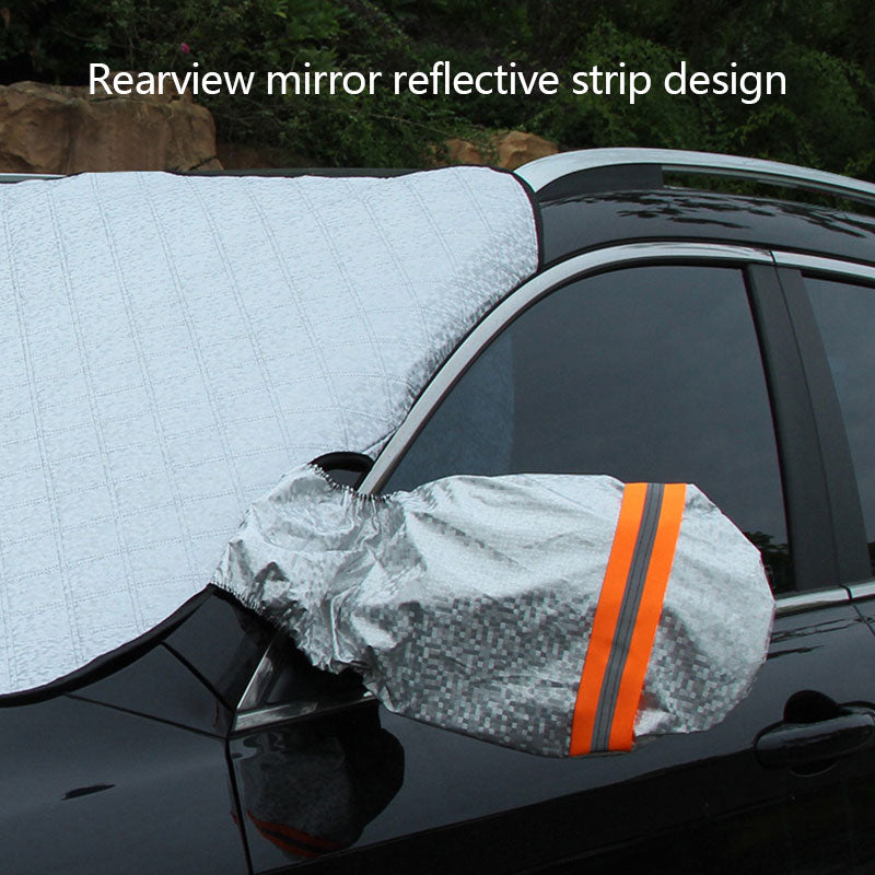 Car Snow Block Front Windshield Cover Anti-Frost Anti-Freeze Sunshade Shade Winter Snow Block Auto Supplies Sunshad