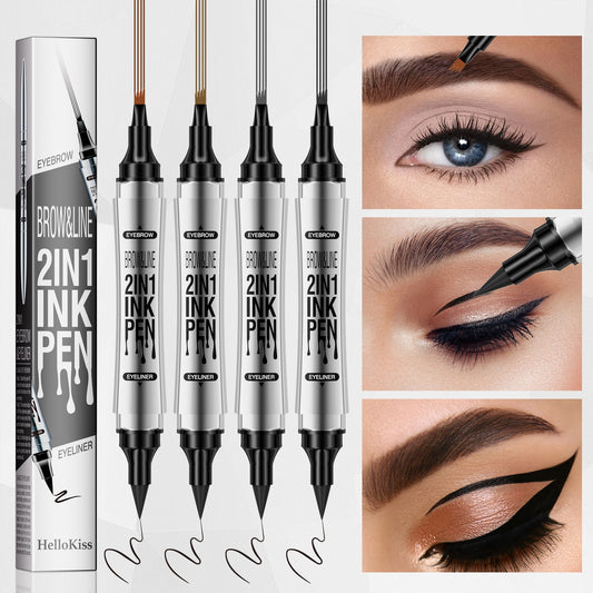 Hellokiss Eyeliner and eyebrow pencil 2 in 1