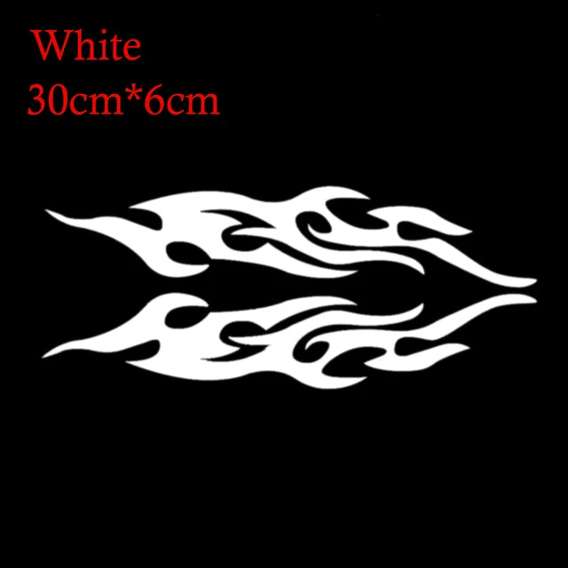 2pcs Universal Car Sticker Styling Engine Hood Motorcycle Decal Decor Mural Vinyl Covers Auto Flame Fire Sticker Car-styling