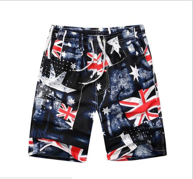 Summer Fitness Shorts Men Board Shorts Brand Swimwear Men Beach Shorts Men Short Quick Dry Women Trunks Printed Boardshort