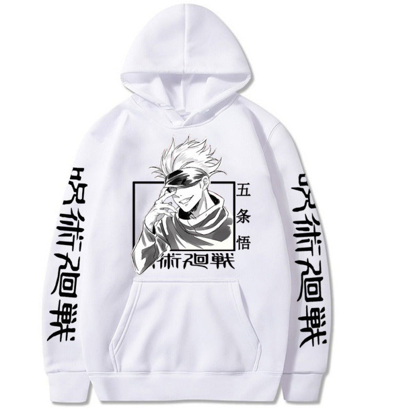 Hoodie autumn/winter plush printed student hoodie for men