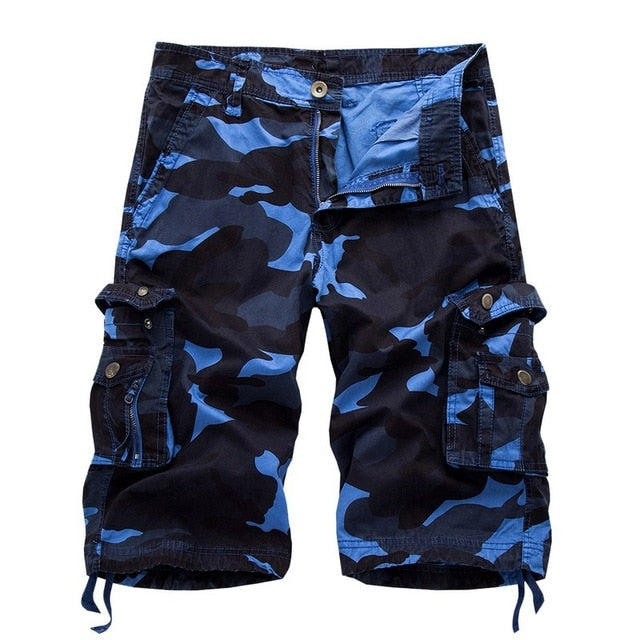 Cargo Shorts Men High Design Camouflage Military Shorts Homme Summer Outwear Hip Hop Casual Cargo Camo Men Shorts