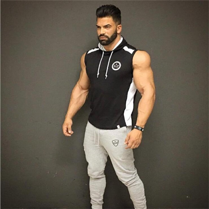 Men Joggers Sweatpants Men Joggers Trousers Sporting Clothing The high quality Bodybuilding Pants/Sweat-absorbent and breathable bottoming vest