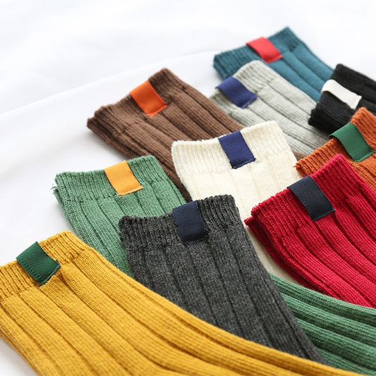 1Pair Warm Women Socks Striped 3D Socks Autumn Winter Style Socks