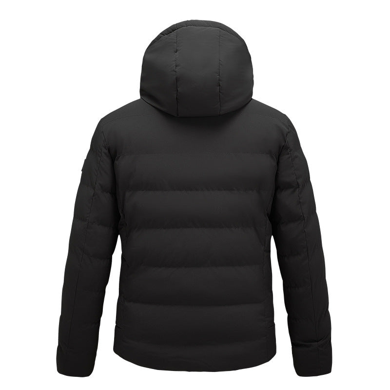 Winter outdoor sports intelligent USB charging heating jacket electric cotton jacket heating clothes for men