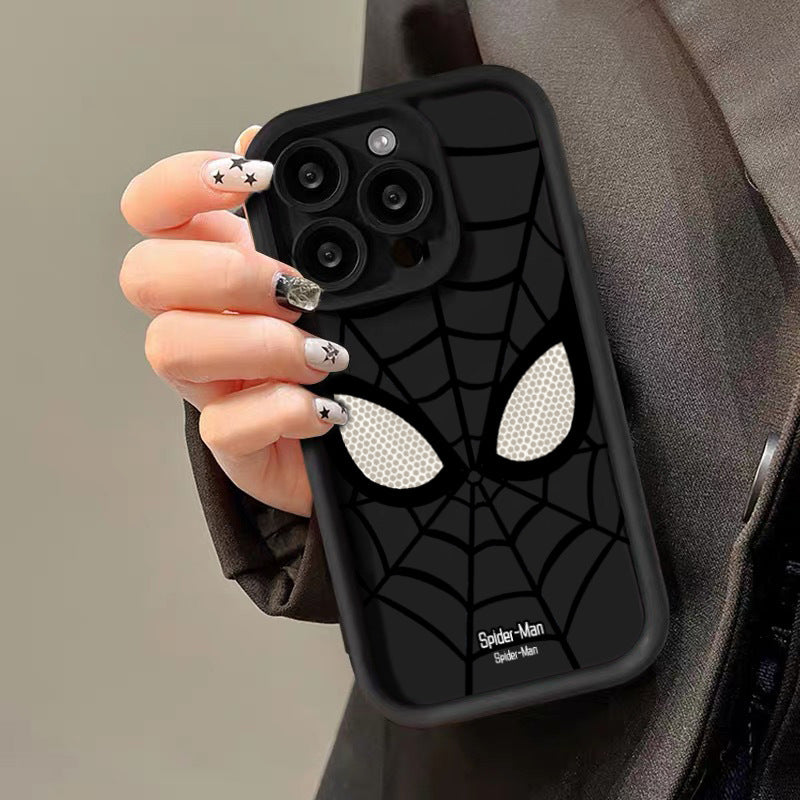 Spider Man iPhone 14 Promax Matte Silicone Soft Case for Apple Phone Case