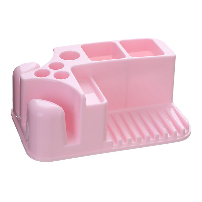 Toilet Toothbrush Rack Free Punch Brushing Cup Mouthwash Cup Holder Toothbrush Toothpaste Rack Toothware Storage Rack