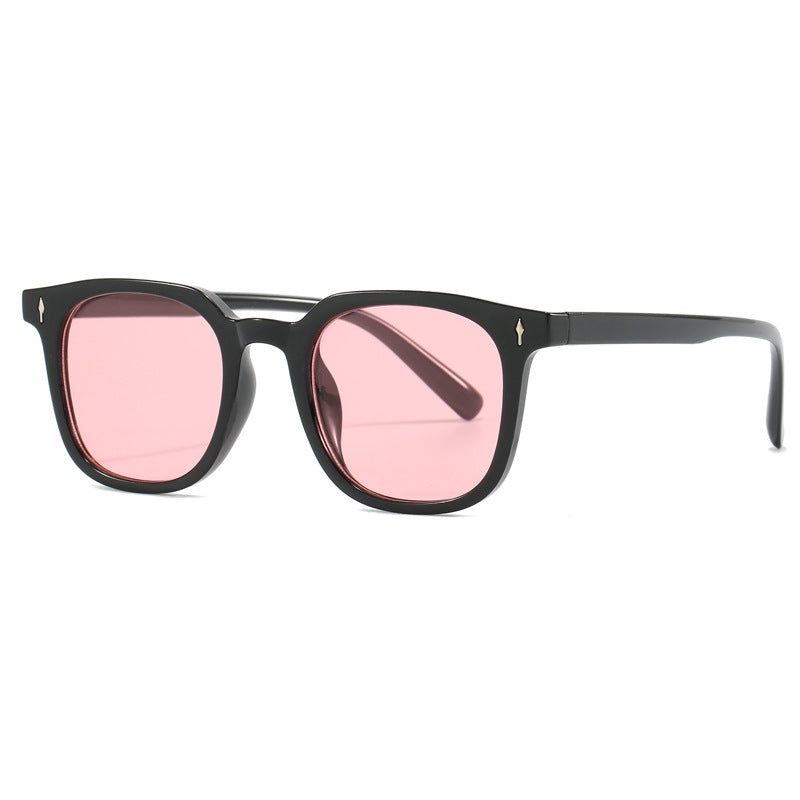 Mi Pin Arrow Square Sunglasses New Retro Sunglasses Internet Celebrity Same Style Show Thin Frame Sunglasses Trendy