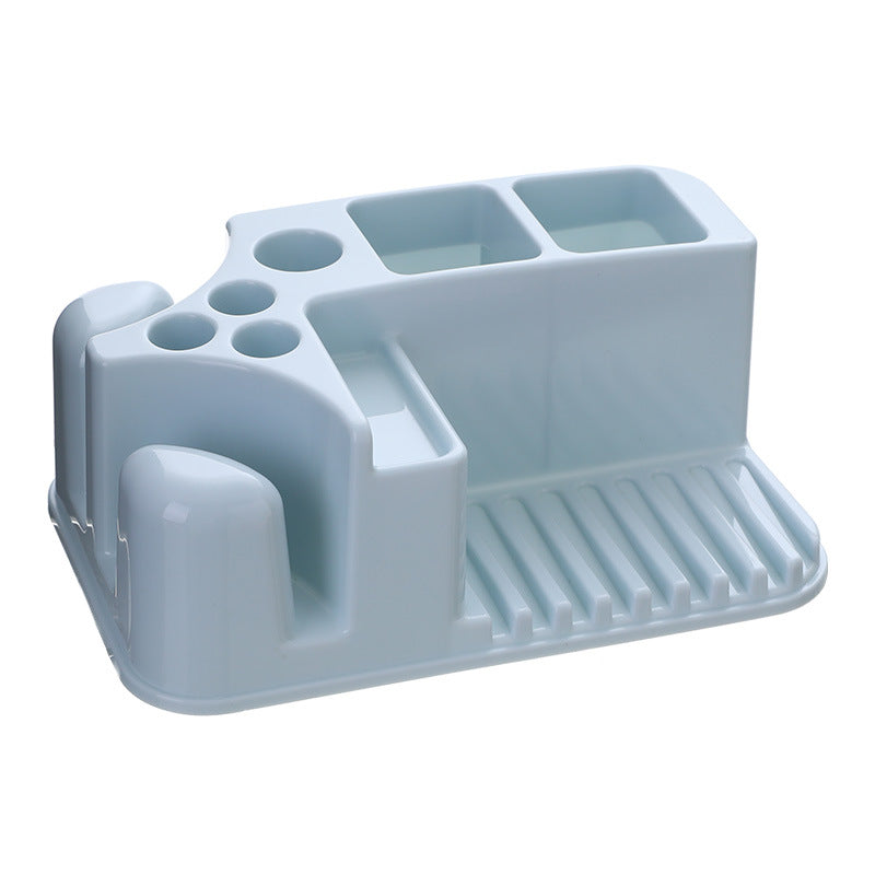 Toilet Toothbrush Rack Free Punch Brushing Cup Mouthwash Cup Holder Toothbrush Toothpaste Rack Toothware Storage Rack