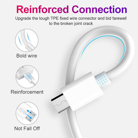 2A 1-meter Micro Android data cable supports fast charging power cable V8/MIRCO charging cable