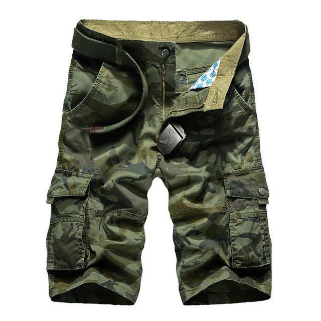 Cargo Shorts Men High Design Camouflage Military Shorts Homme Summer Outwear Hip Hop Casual Cargo Camo Men Shorts