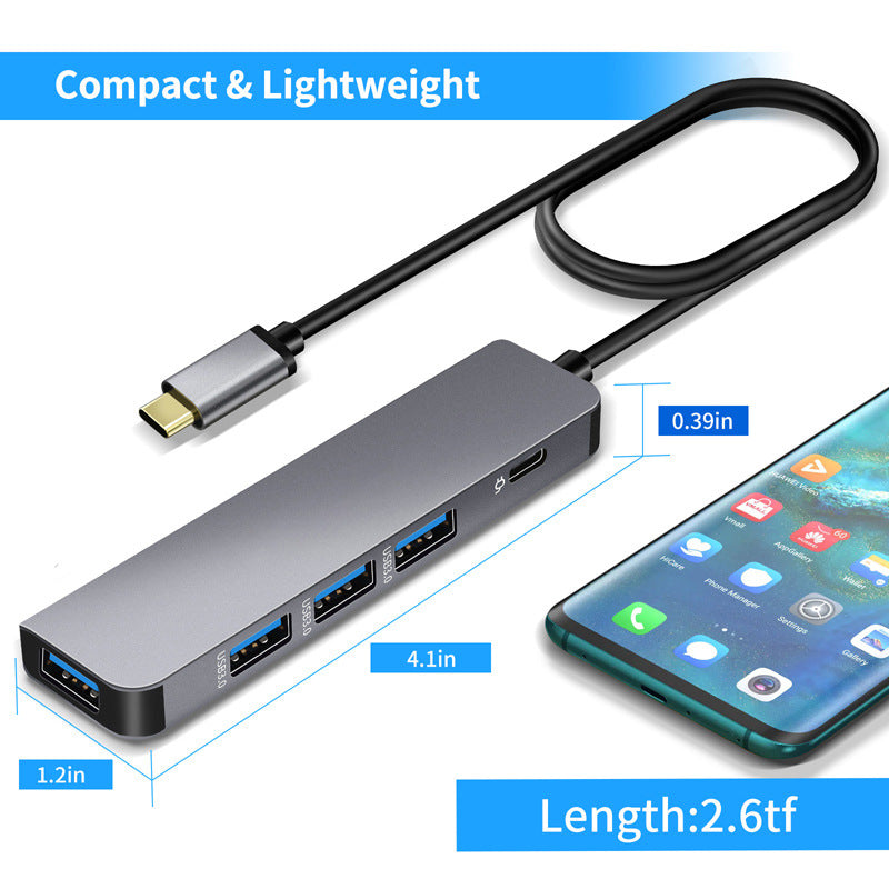 Type-C expansion USB HUB expansion USB 3.0 interface connected to mouse PD100W hub USB multi interface