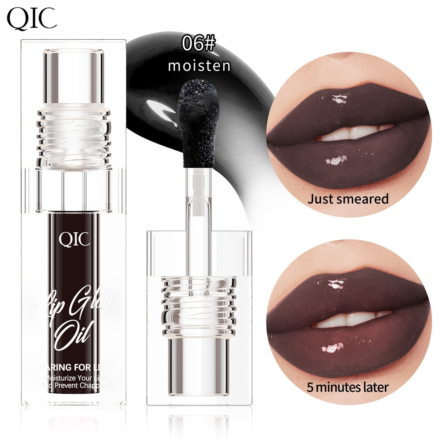 QIC color-changing lip oil Lip Oil lip oil moisturizing lips lip gloss lip gloss oil