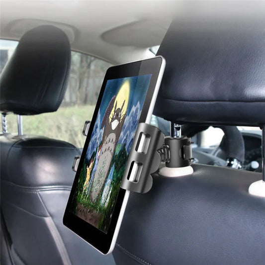 Car Tablet Stand Holder for IPAD Tablet Accessories Universal Tablet Stand Car Seat Back Bracket For 4-11 Inch Tablet