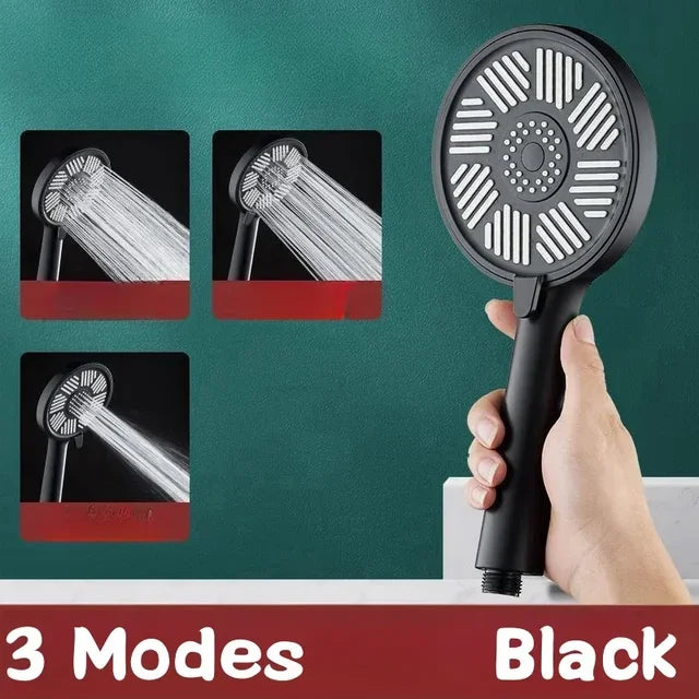 13CM Big Shower Head 3 Modes Adjustable High Quality High Pressure Water Saving Flow Shower Faucet Nozzle Bathroom Accessories