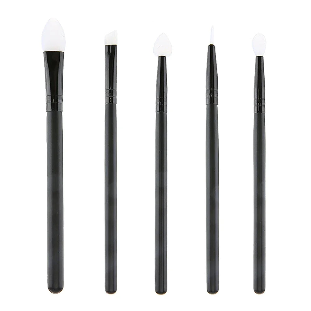 Silicone Eyebrow Brush Set Makeup Eyebrow Eyeliner Applicator Brushes Beauty Cosmetic Brush 5Pcs Make Up Applicator Tools