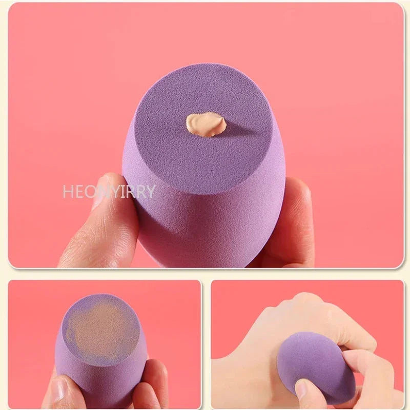 3pcs Makeup Blender Cosmetic Puff Makeup Sponge with Storage Box Foundation Powder Sponge Beauty Tool Women Make Up Accessories