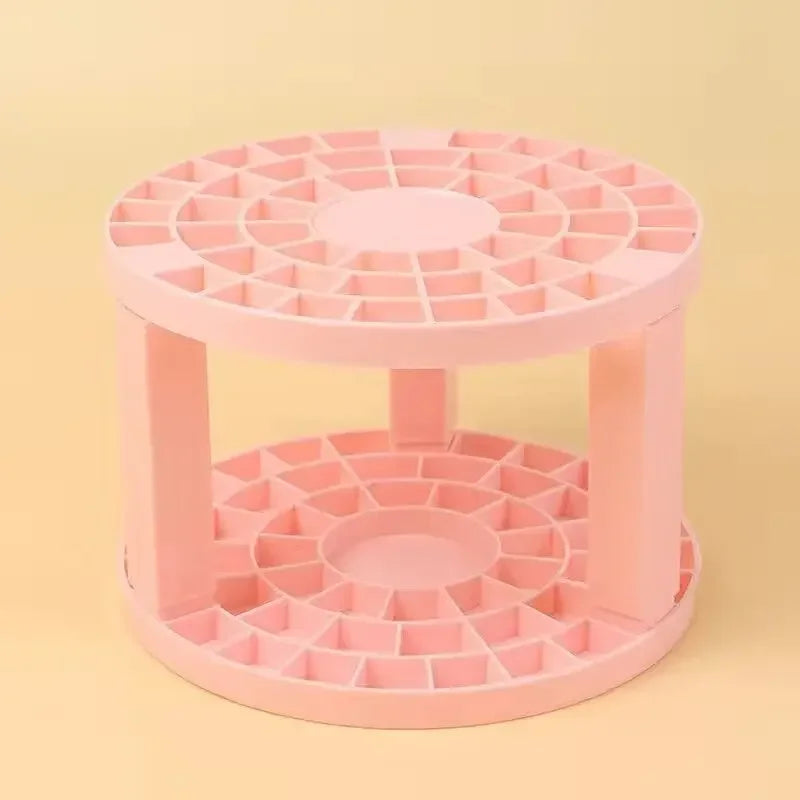 New for Make-up Brush Storage Box Lattices Cosmetic Table Organizer Pen Storage Holder Multifunction Large-Capacity Make Up Tool